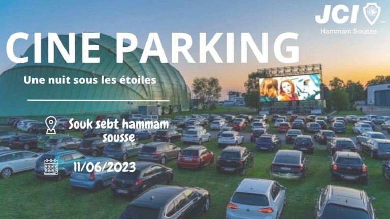 Read more about the article سحر السينما في الهواء الطلق: Ciné Parking يضيء سماء حمام سوسة